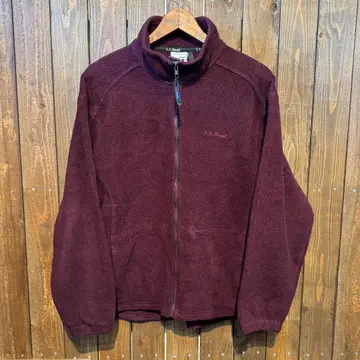 80s 90s LLBEAN 엘엘빈 풀 집업 플리스 자켓