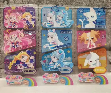 원더풀 프리큐어! 원더풀 클리어 카드 3종 세트 입장객 특전