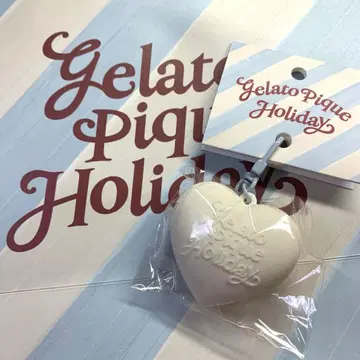 젤라또피케 젤라피케 크리스마스 하트 참 화이트