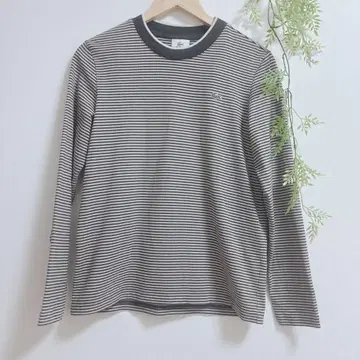 LACOSTE 스트라이프 긴팔 T셔츠