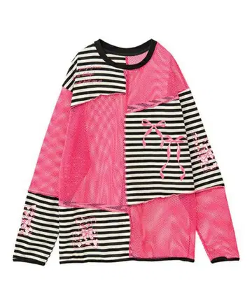 새상품 CandyStripper 롱T