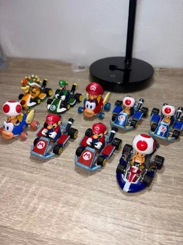마리오 카트 피규어 세트 9대 초로Q