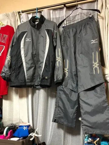 MIZUNO 미즈노 셋업 상하의 나일론 자켓 S 사이즈