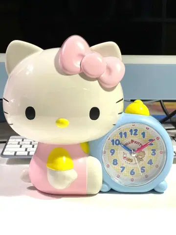 산리오 헬로키티 말하는 알람 시계 JF382A 세이코 클락