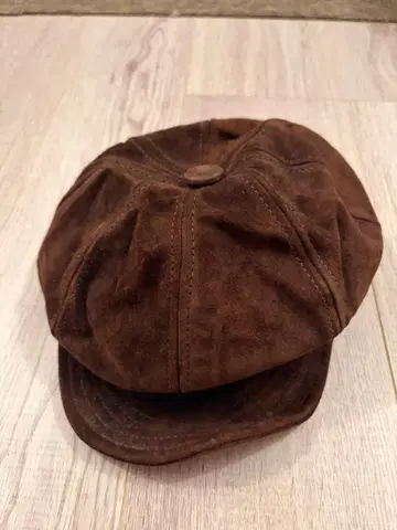 뉴욕 햇 브라운 스웨이드 헌팅 캡 M 사이즈