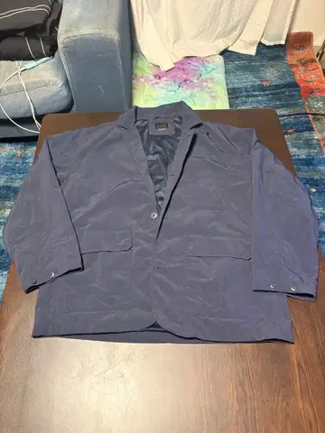 New Era 네이비 나일론 자켓 셋업