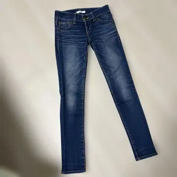 스키니 데님 다크 블루