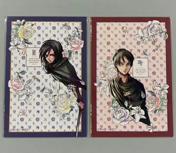 진격의 거인 엽서 세트 엘렌 미카사 anique 원작화