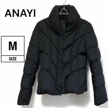 [ 새상품급 ] ANAYI 아나이 다운 80% 자켓 38 블랙