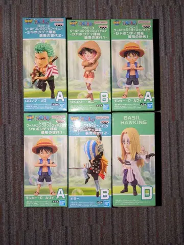 원피스 월드 컬렉터블 피규어 세트 6개