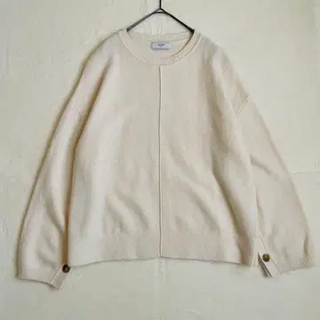 슬로브 이에나 SUPER GEELONG 슬리브 버튼 풀오버 울