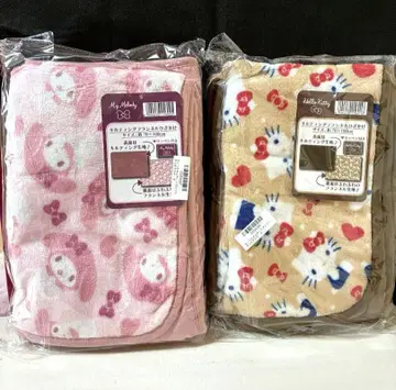 산리오 퀼팅 플란넬 무릎 담요 키티 마이멜로디