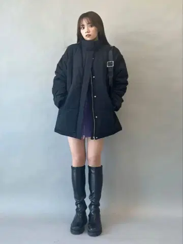 어스 뮤직&에코로지 2way 충전솜 코트