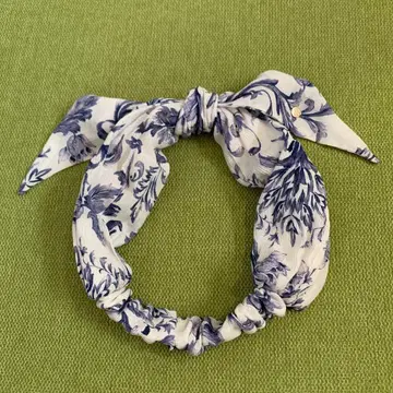 [ SNIDEL HOME ] 꽃무늬 리본 헤어밴드