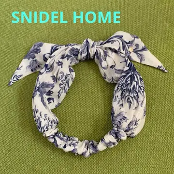 [ SNIDEL HOME ] 꽃무늬 리본 헤어밴드