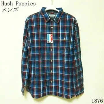 Hush Puppies 남성용 체크 무늬 셔츠 LL 새상품