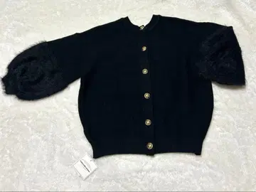 [ 미사용 새상품 ] TORRAZZO DONNA 샤기 니트 블랙