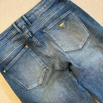 울트라 스키니진 GUESS Los Angeles 데미지