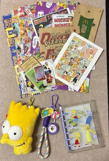 씰북 A7 찰랑찰랑 키링 대지 아메리칸 캐릭터 페이퍼 평봉투 씰