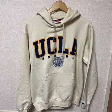 Champion UCLA Bruins 후드티 M 사이즈 크림색