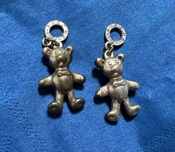 아가타 실버 테디베어 귀찌