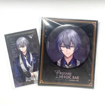 HEROES 애니메이트 카페 코야나기 로우 트레이딩 카드 BIG 캔뱃지