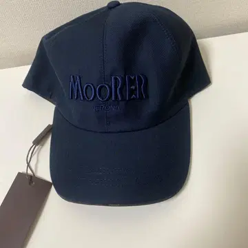 MooRER VERONA 네이비 캡 새상품 L