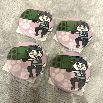 캡슐 복권 바이오하자드 일하는 고양이 질 캔뱃지