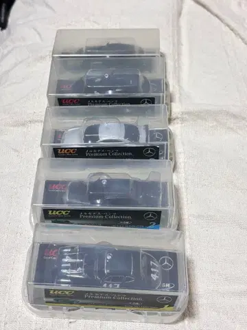 UCC 프리미엄 컬렉션 메르세데스 벤츠 미니카 전 5종 세트