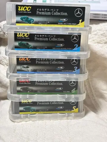 UCC 프리미엄 컬렉션 메르세데스 벤츠 미니카 전 5종 세트