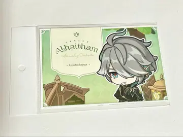 원신 한국 한정판 PC 포스카 라운지 카페 엽서 알하이탐