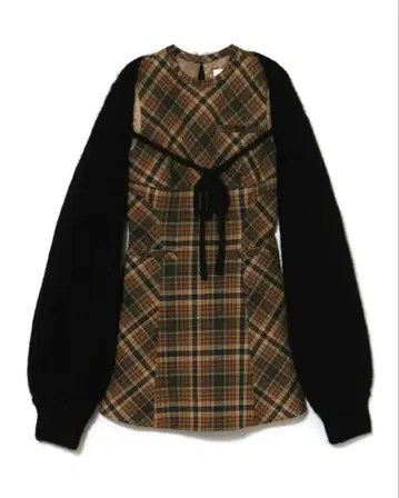 당일 발송 Mimi check set mini dress andmary