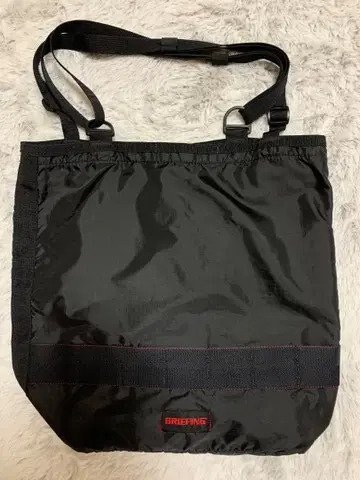 BRIEFING 블랙 토트백