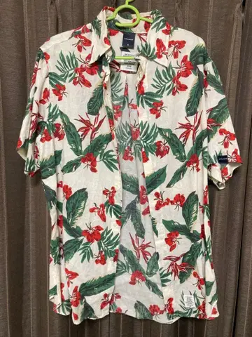 APPLEBUM 플라워 프린트 반팔 셔츠