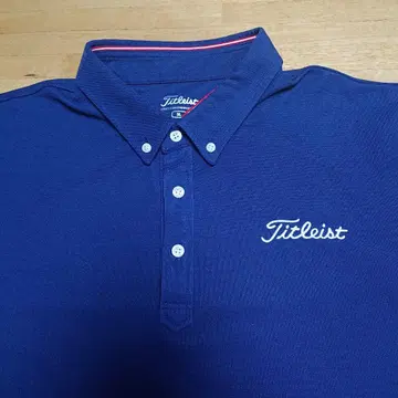 Titleist 네이비 피케 셔츠 프로 지급품 3L