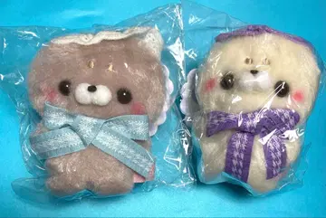 스쿠토 타치상 콩카페 체크 코코아 아자라시상 2점 3