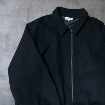 Rocky Monroe 멜톤 돌먼 슬리브 숏 블루종 L 블랙