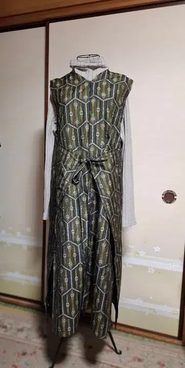 기모노 리메이크 159 에이프런 원피스