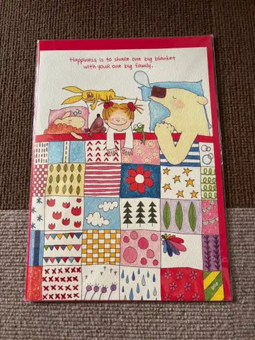 코코짱 A4 포스터 담요