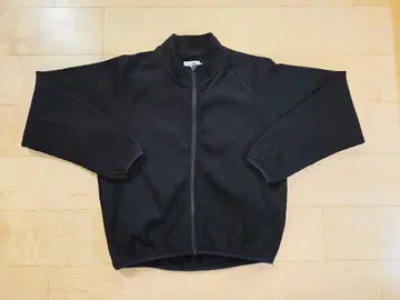 BONBON 와플 지퍼 자켓 블랙 S