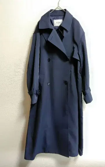 슬로브 이에나 워셔블 트렌치코트 네이비
