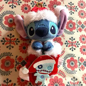 레어 스티치 스크램프 인형 배지 크리스마스