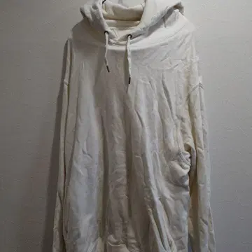 UNIQLO 화이트 후드 부착 후드티 XL