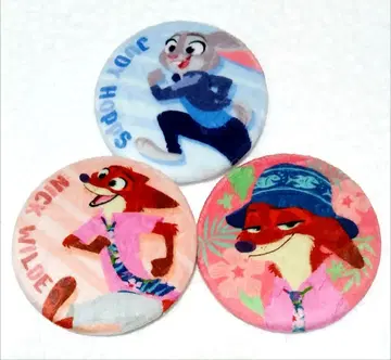 주토피아 영화 블라인드 복슬복슬 캔뱃지 닉 주디 1