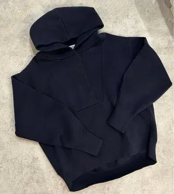 새상품급 유나이티드 애로우즈 에멜 리파인 후드 부착 후드티 네이비