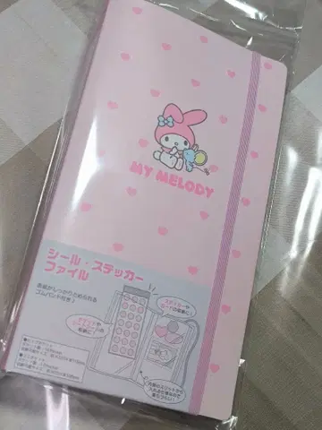 산리오 캐릭터즈 씰 스티커 파일 마이멜로디