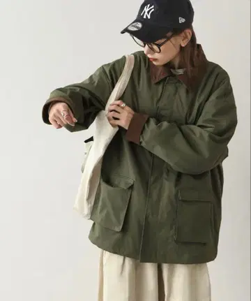 올리브 그린 밀리터리 자켓 FREE 사이즈