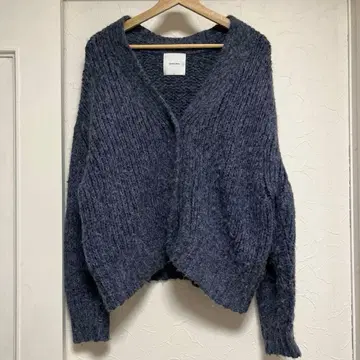 Spick&Span 니트 가디건 블루