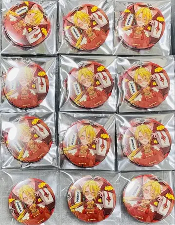 센라 센완 Brun 캔뱃지 여우