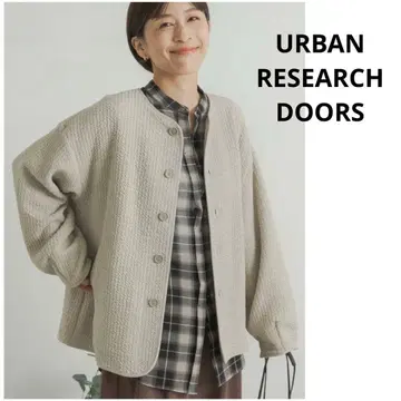 URBAN RESEARCH DOORS 퀼트 노카라 자켓